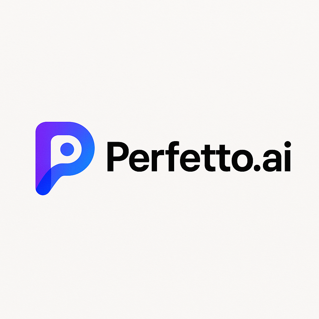 Perfetto.ai - Premium AI Domain Logo | Available for Purchase